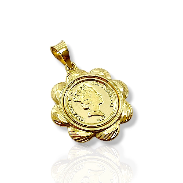 Златен медальон Jasmine