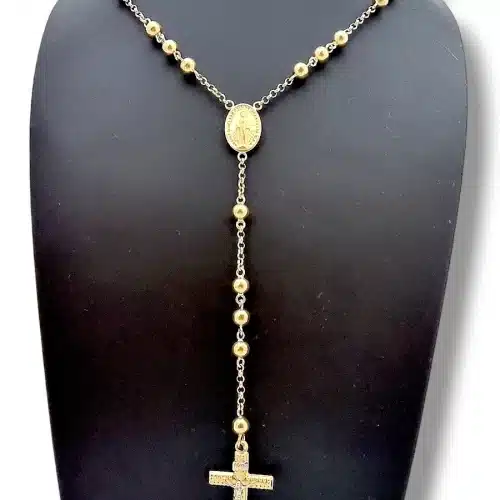 Златен мъжки синджир с медальон Jesus