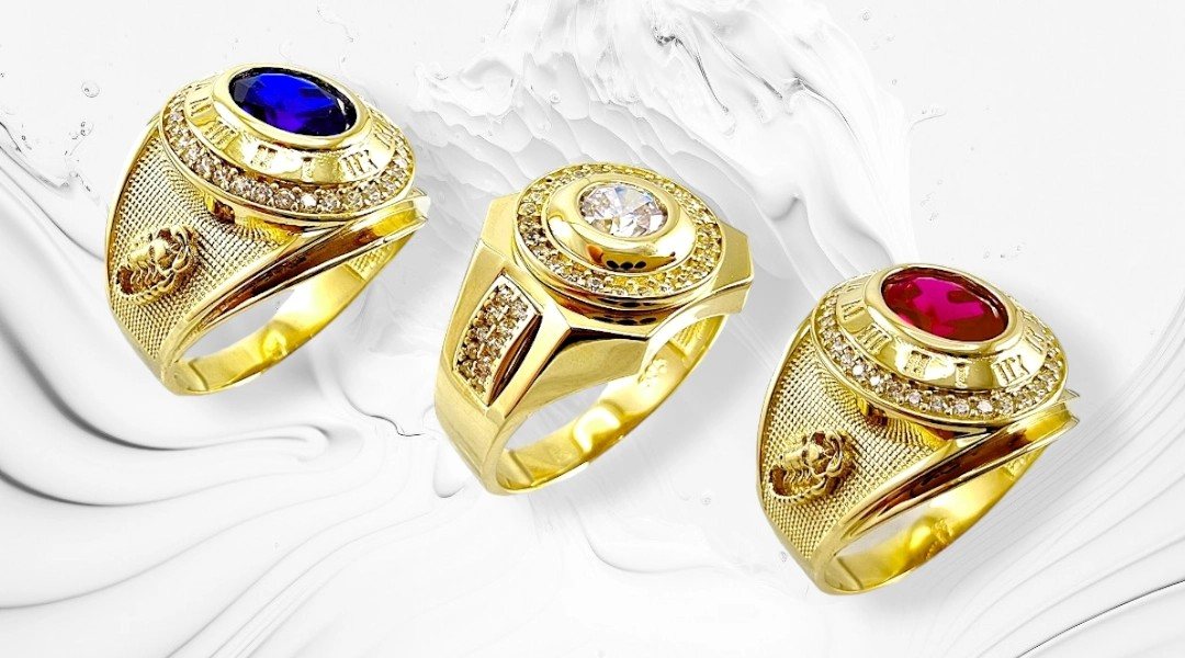 златни мъжки пръстени