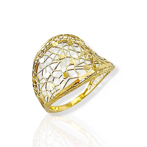 Луксозен дамски златен пръстен.